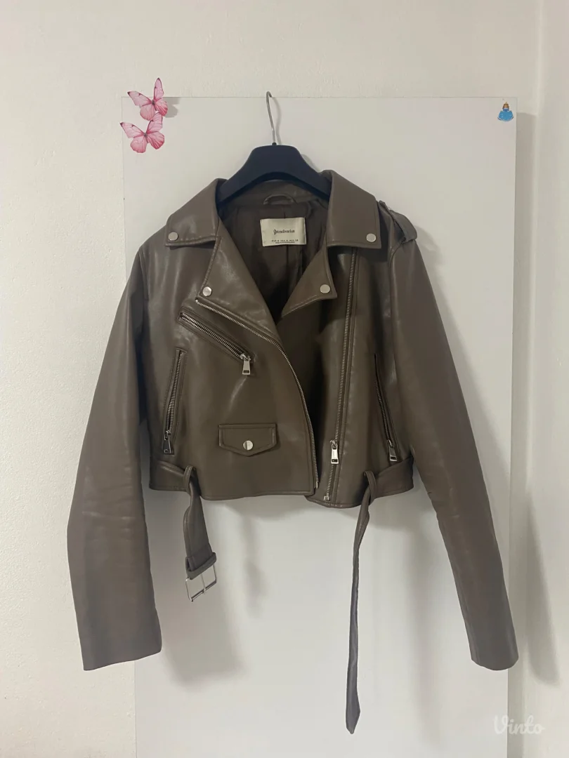 Stradivarius kozna jakna