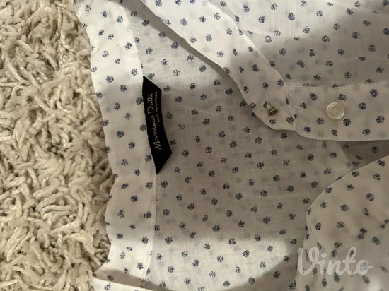 NOVO Massimo dutti bela košulja L