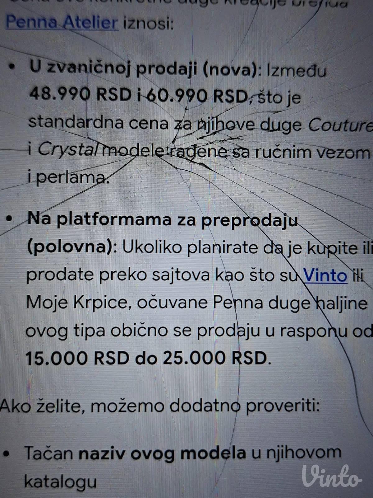 PENNA UNIKATNA DIZAJNERSKA HALJINA