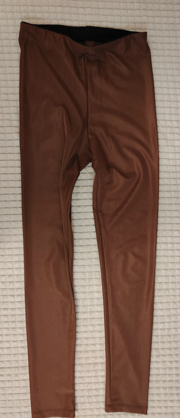 Braon komplet - crop top i helanke - novo - vel. M