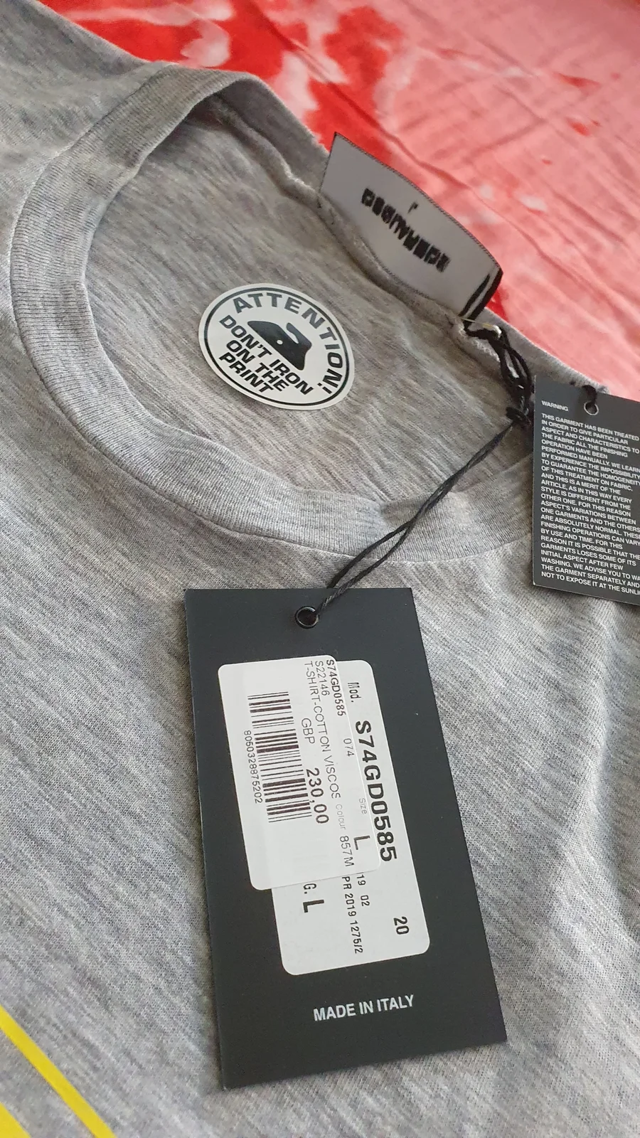Dsquared2 majica L, Nova (Original)