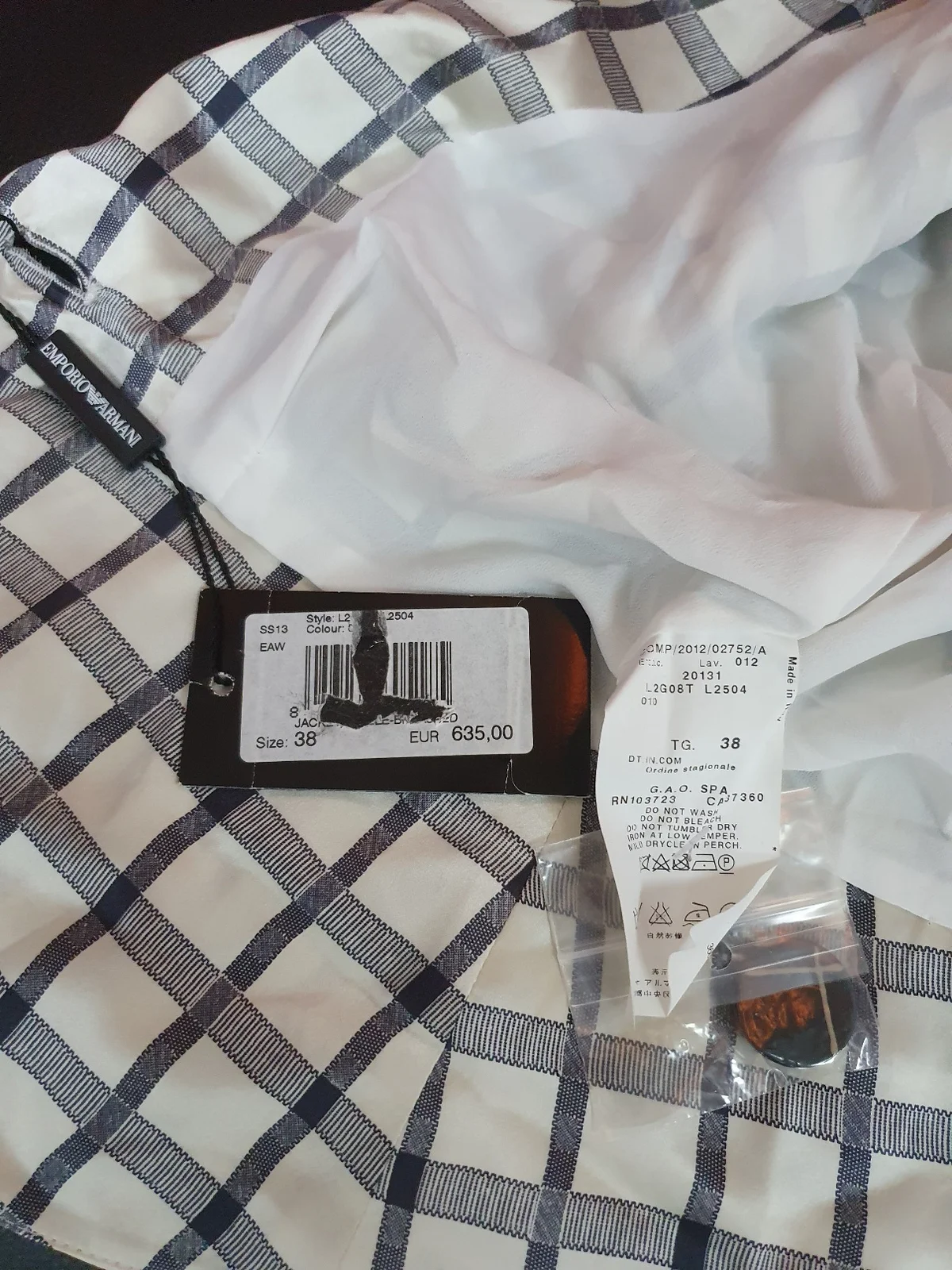 Emporio Armani blejzer, 38, NOVO(Original)