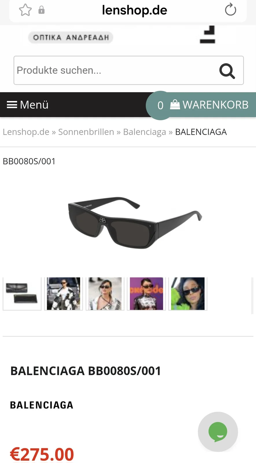 Balenciaga unisex i zenske suncane naocare, NOVE (Original)
