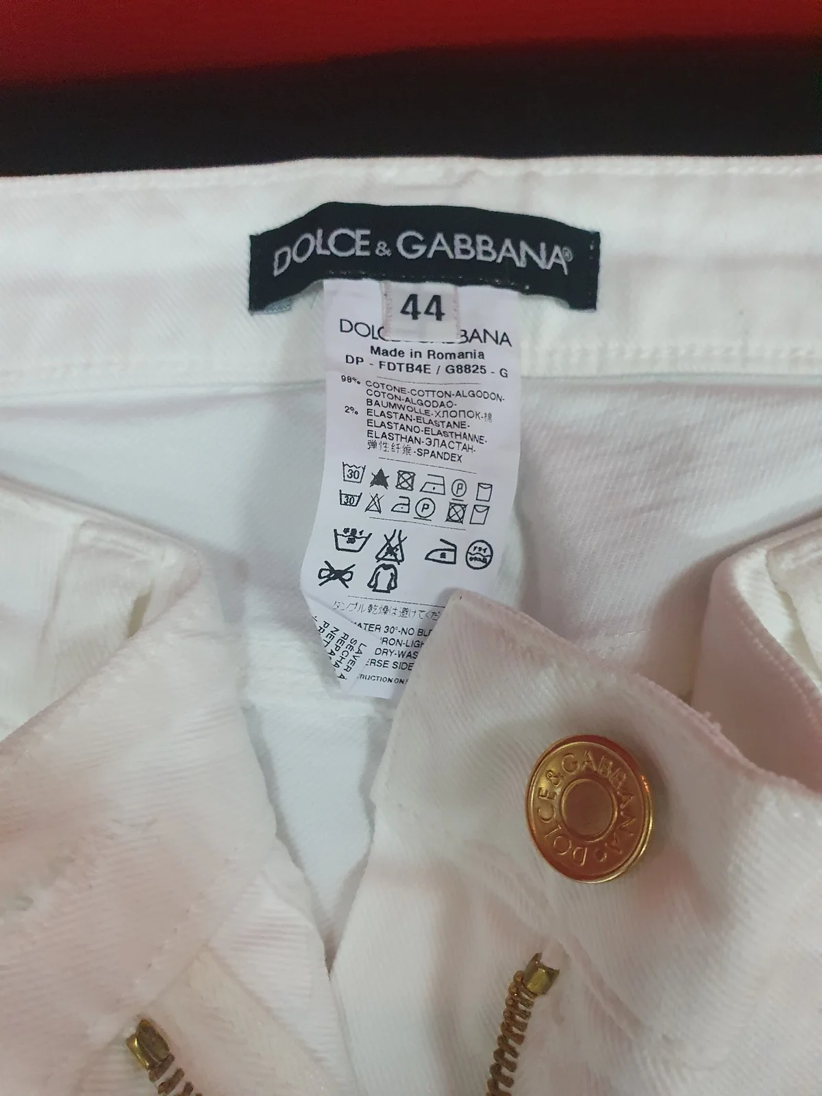 Dolce and Gabbana jeans bermude, 44, NOVE(Original)