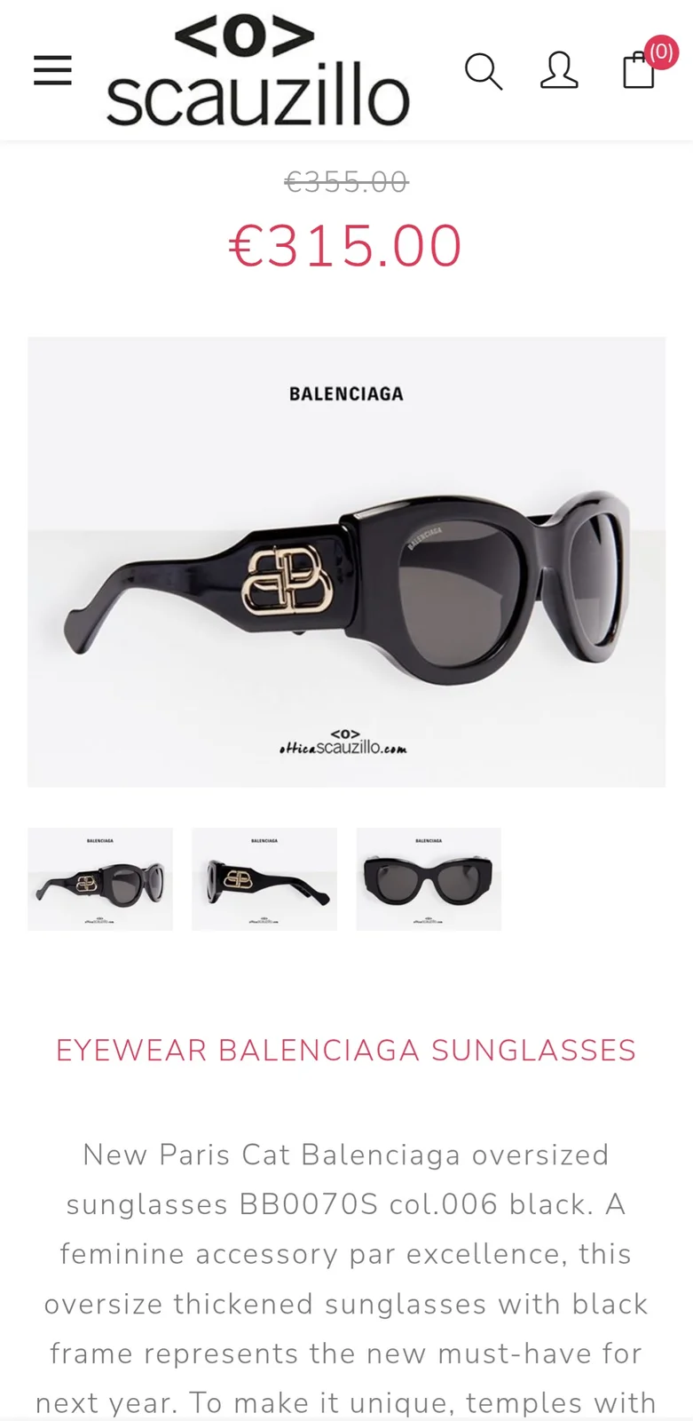 Balenciaga unisex i zenske suncane naocare, NOVE (Original)