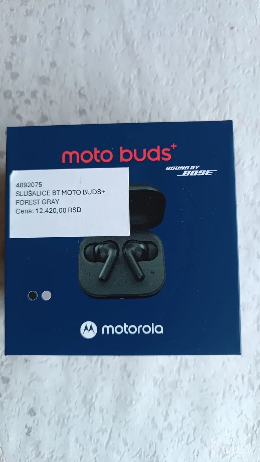 Motorola Moto Buds+ (Sound by Bose) - NOVE neotpakovane