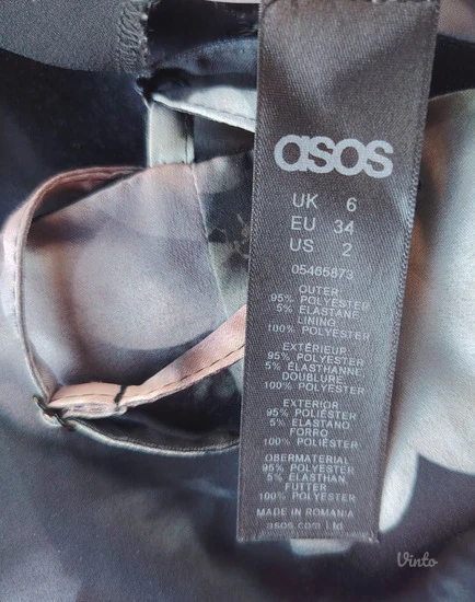 ASOS satenski kombinezon šire nogavice