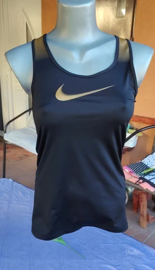 Original NIKE Dri-FIT crno-zlatni top / majica (M)