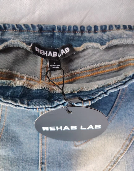 REHAB LAB teksas suknja-šorts L