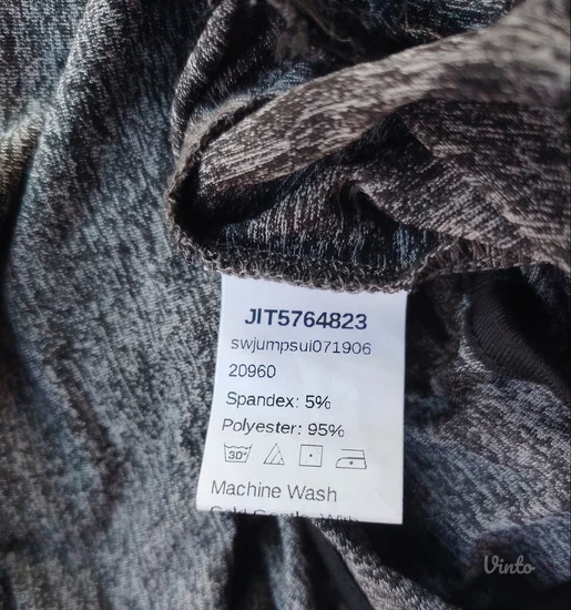 SHEIN sivi letnji rastegljivi kombinezon M/L/XL