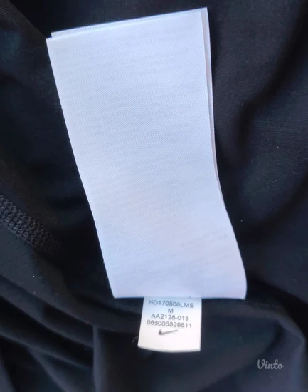 Original NIKE Dri-FIT crno-zlatni top / majica (M)