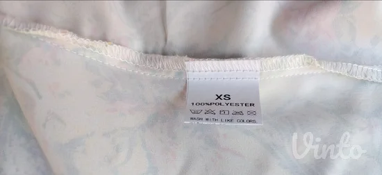 Cvetni korset top / bluza na pertlanje (XS / S)