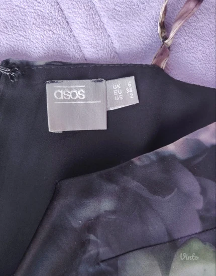 ASOS satenski kombinezon šire nogavice