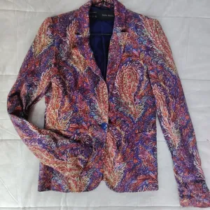 ZARA BASIC Paisley blejzer od viskoze M