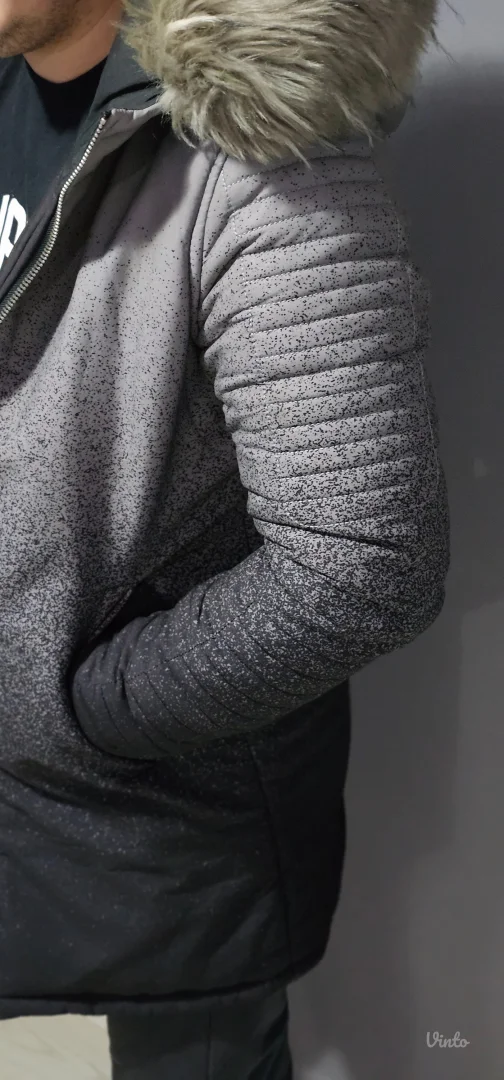 Nova muška zimska jakna sa krznom 🩶