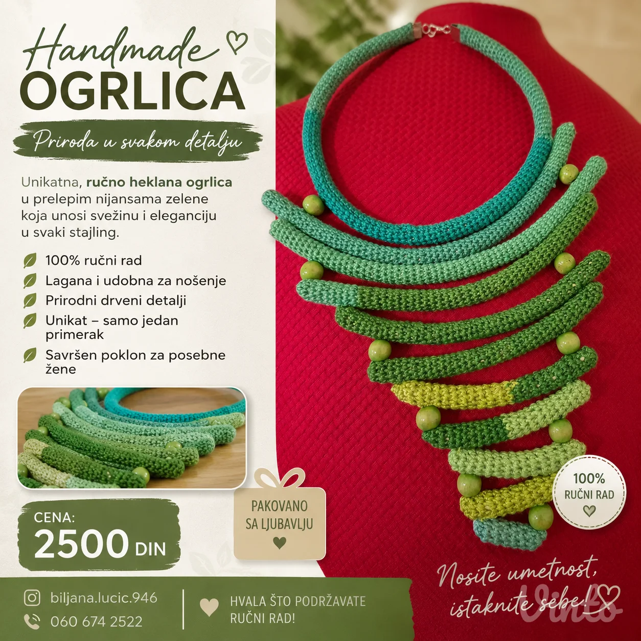 Handmade ogrlica