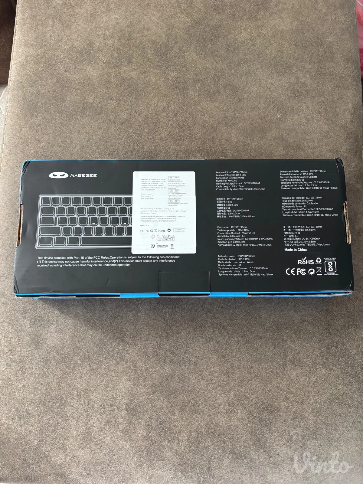 MageGee TS91 Gaming Tastatura 60%