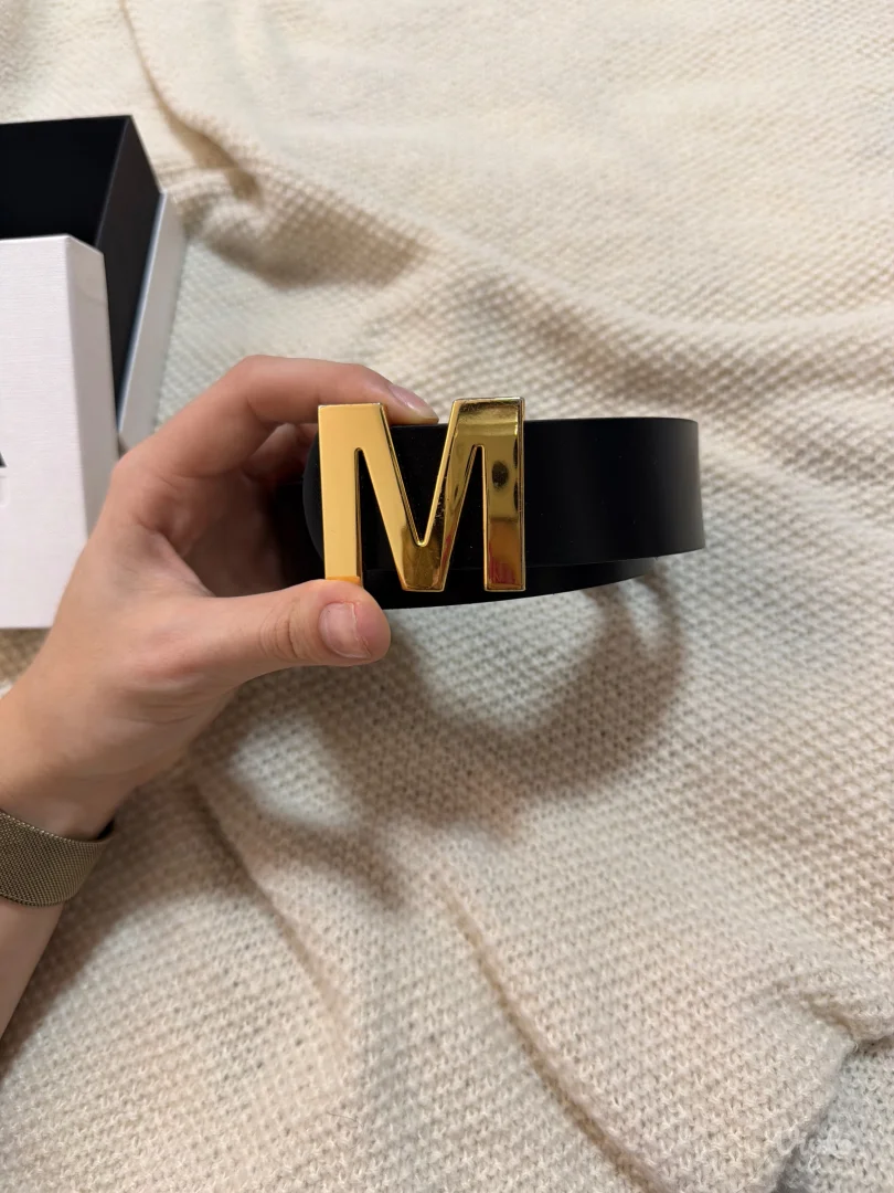 Mona kozni kais sa zlatnom snalom