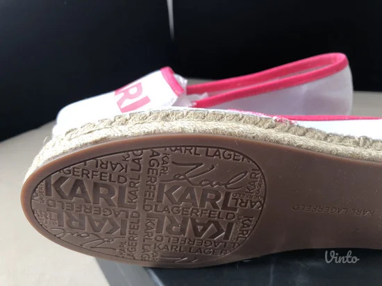Karl Lagerfeld espadrile NOVO