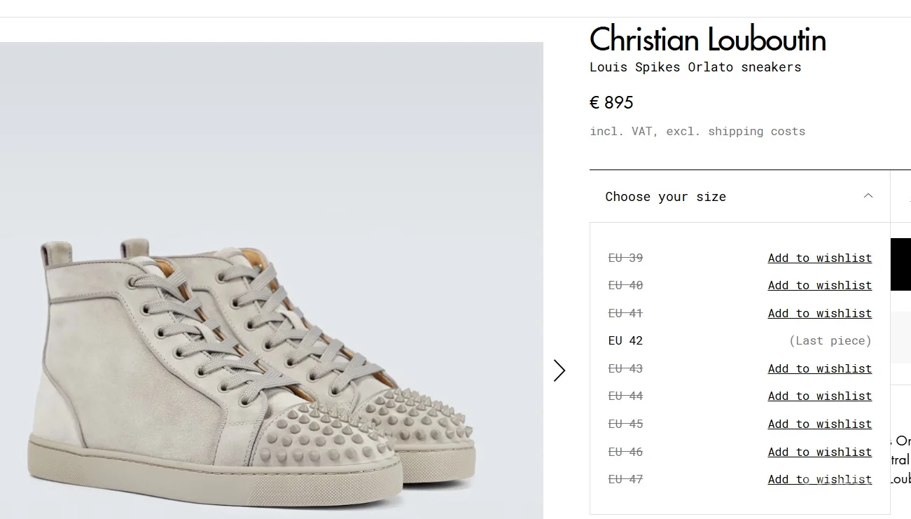 patike Christian Louboutin's Louis Spikes