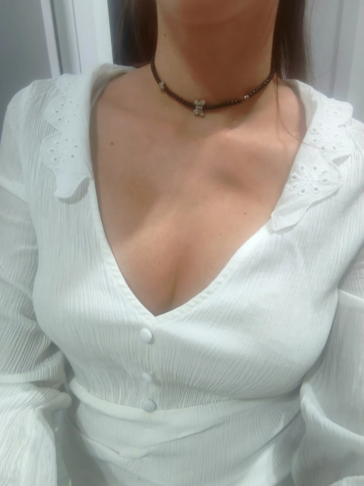 Bela mini haljina ZARA velicina M