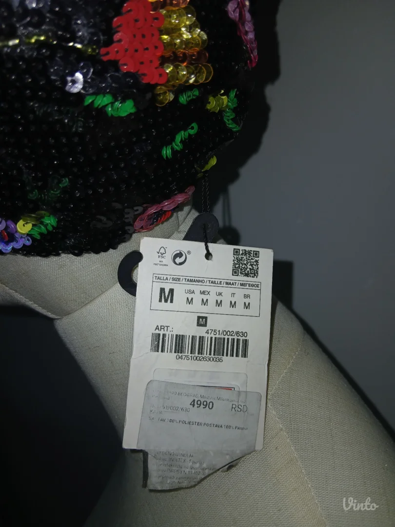 Zara tirban sa šljokicama