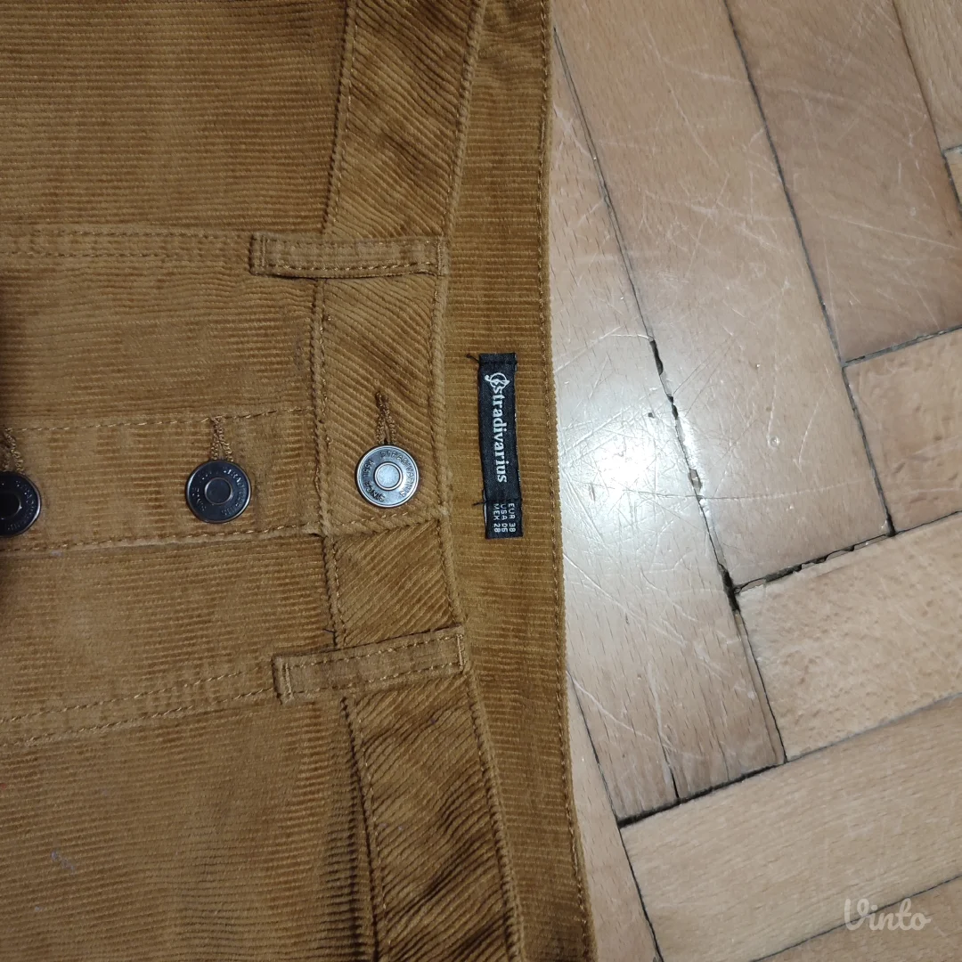 Stradivarius somot suknja