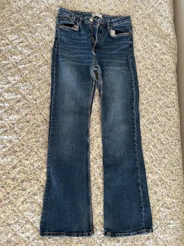 Zara - High Waist Farmerke