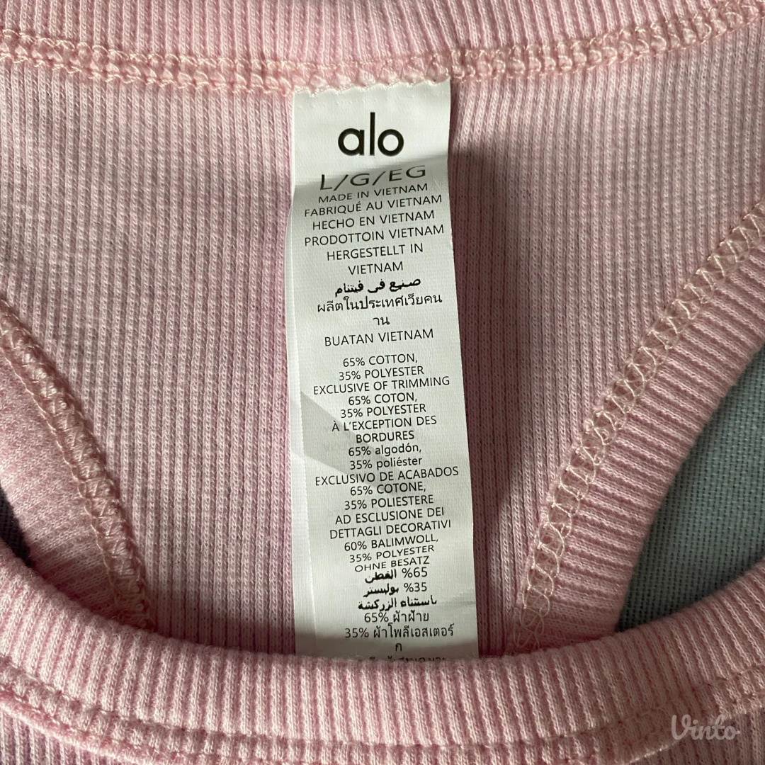 alo yoga - crop top majica