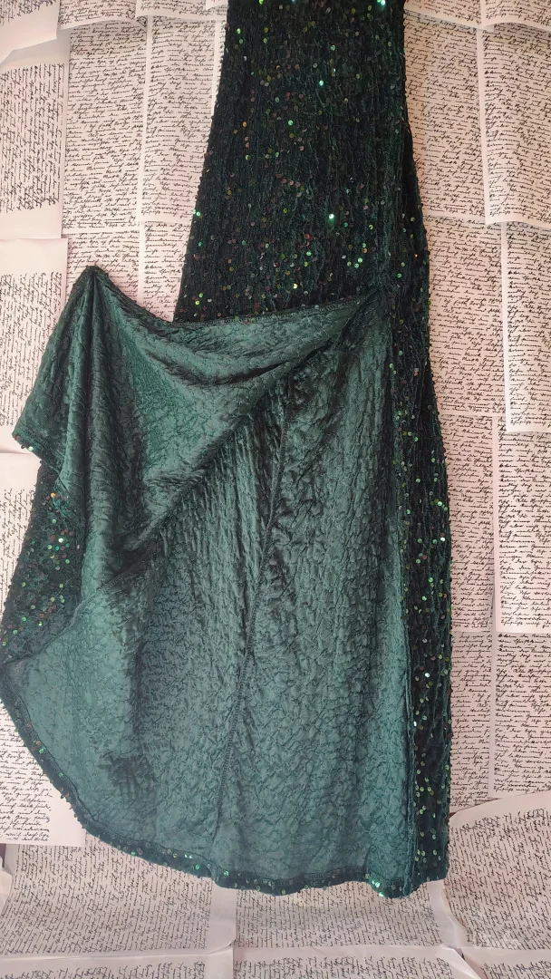 Svečana dugačka haljina sa šljokicama