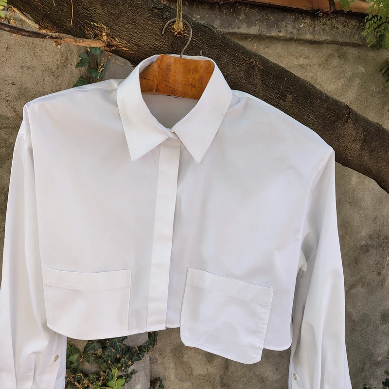 Zara oversize crop kosulja