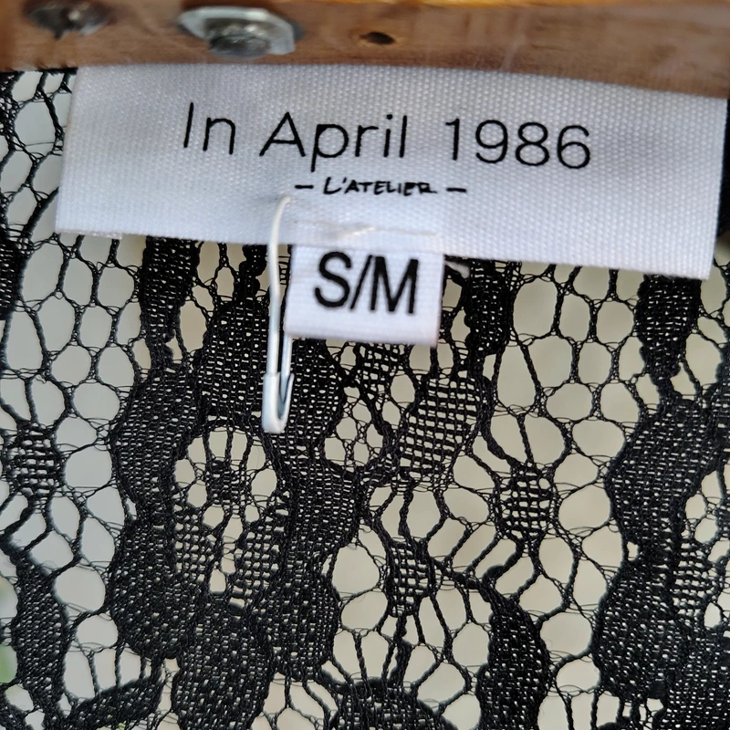 In April 1986 cipkana haljina S/M