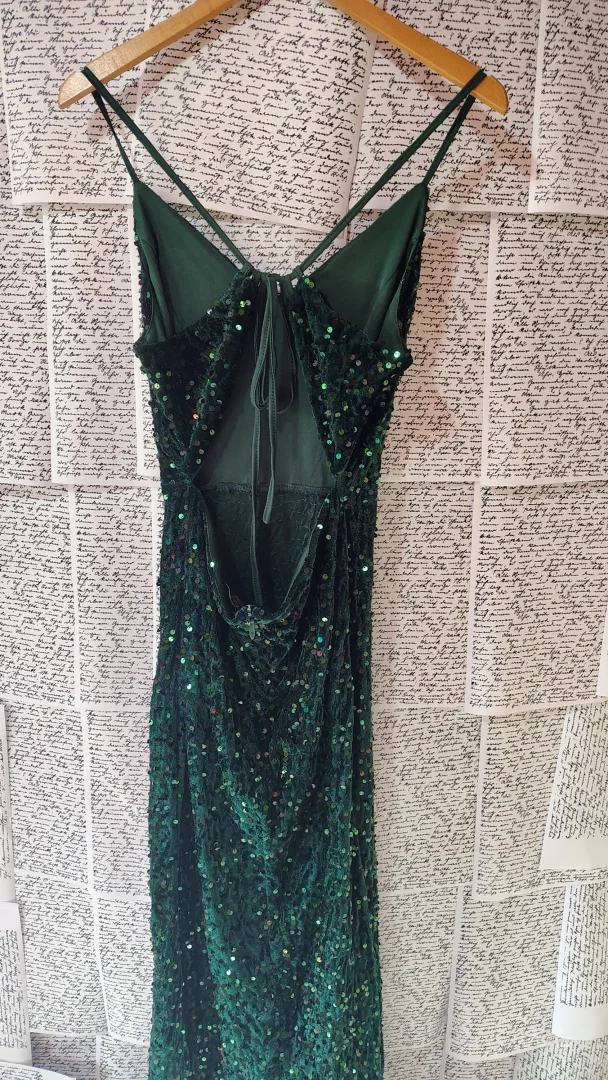 Svečana dugačka haljina sa šljokicama