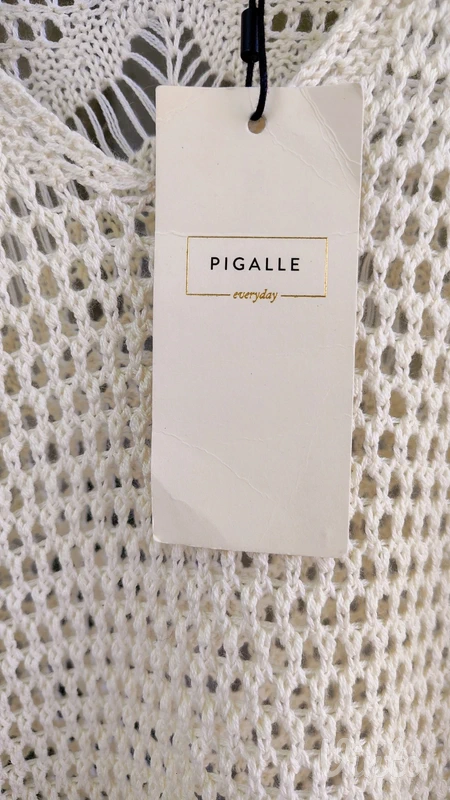 NOVO Pigalle krem pletena majica