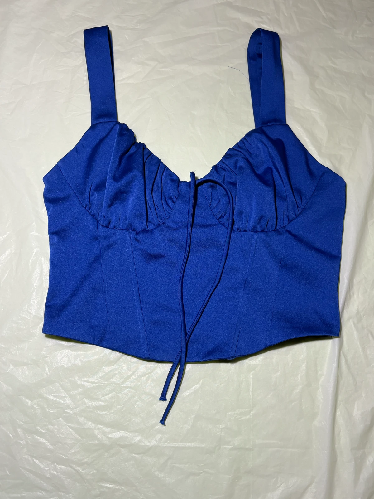 Plavi top velicina s/m