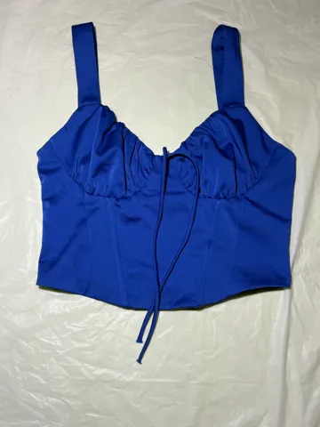 Plavi top velicina s/m