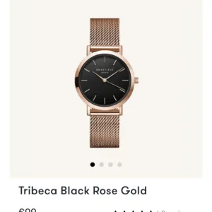 Rosefield ručni sat, model Tribeca, black/rose gold (novo u originalnom pakovanju)