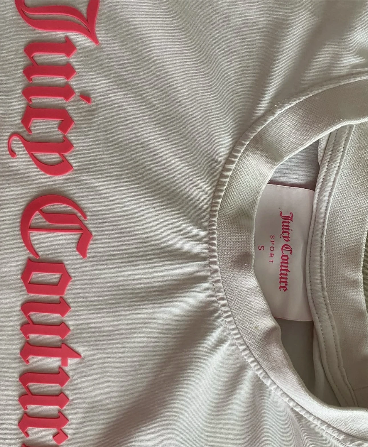 Juicy Couture majica bela pink