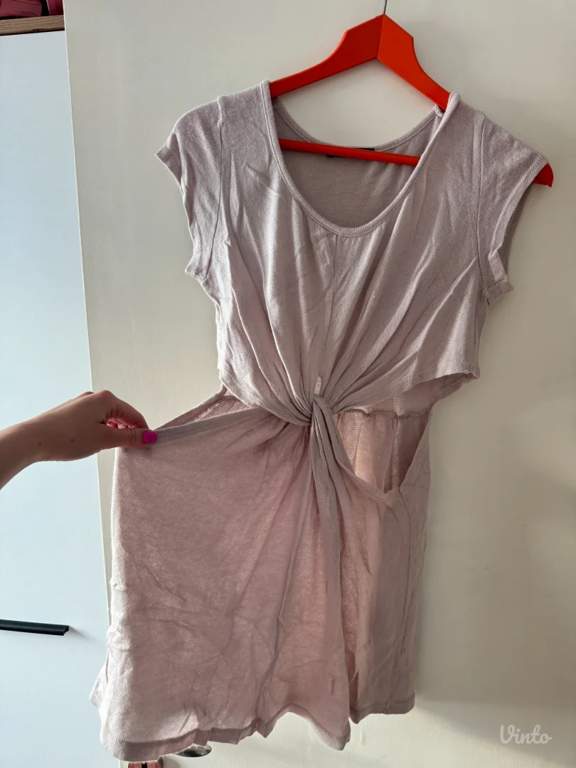 Lanena letnja haljinica - S