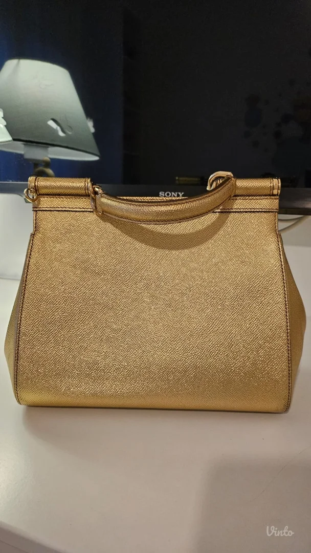 zlatna Dolce&Gabbana Sicily torba {original}