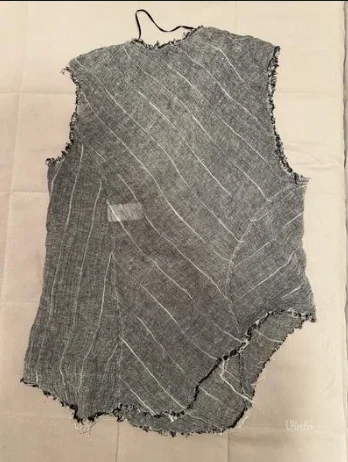 100% lan ZARA asimetrična bluza