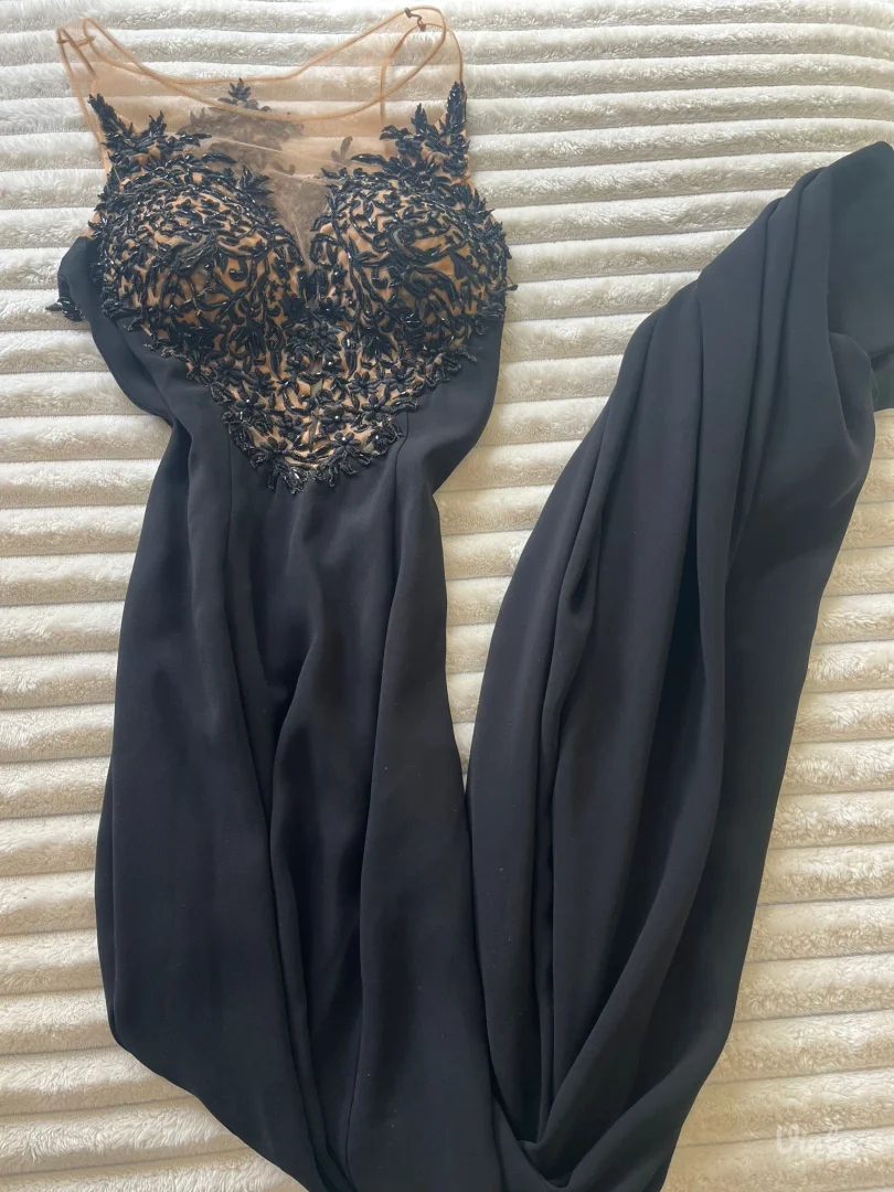 Maxi sirena haljina sa korpama S/M