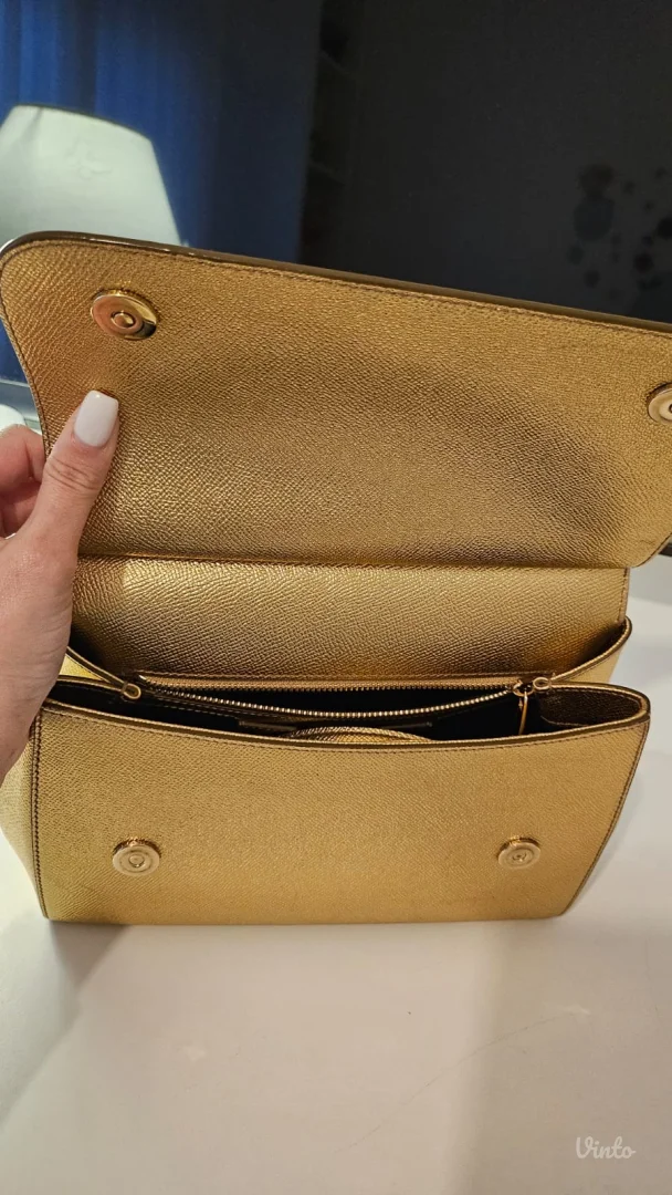 zlatna Dolce&Gabbana Sicily torba {original}