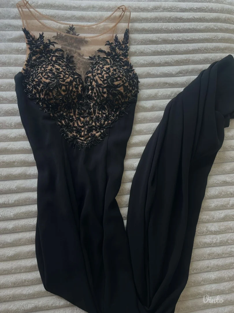 Maxi sirena haljina sa korpama S/M