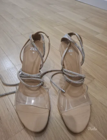 NOVE Zara srebrne štikle - 38