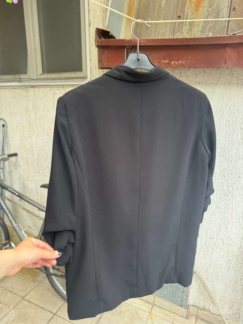 Crni oversized sako - L