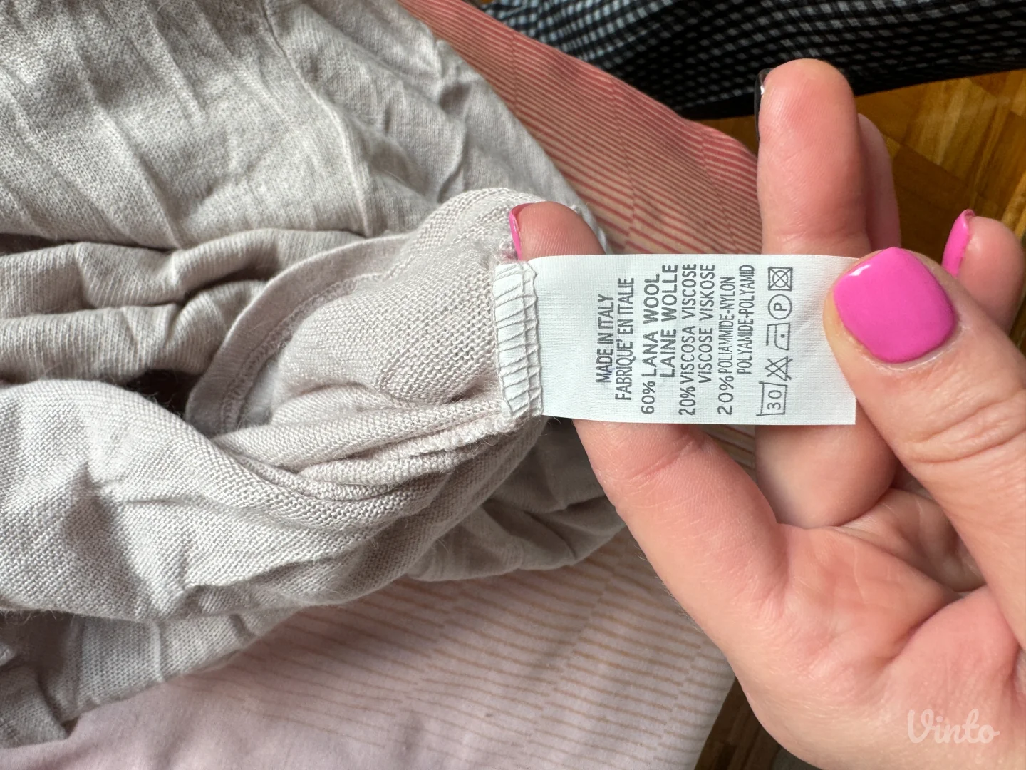 Lanena letnja haljinica - S