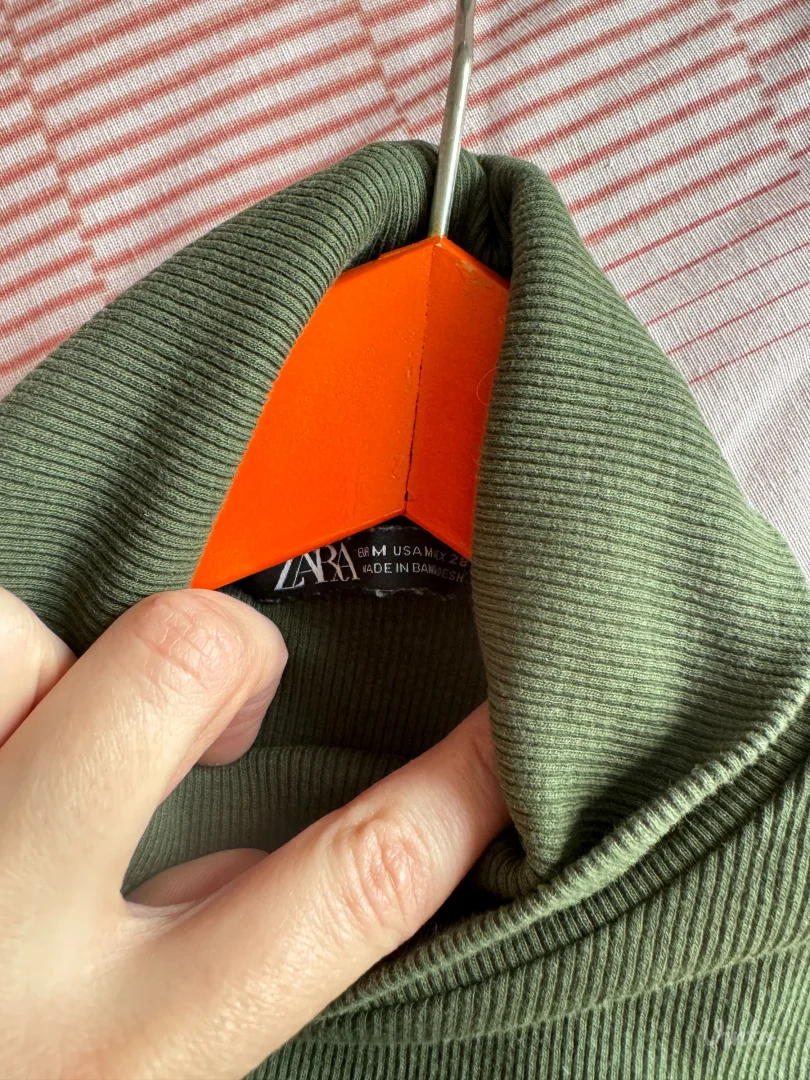 pamučna ZARA midi haljina - M