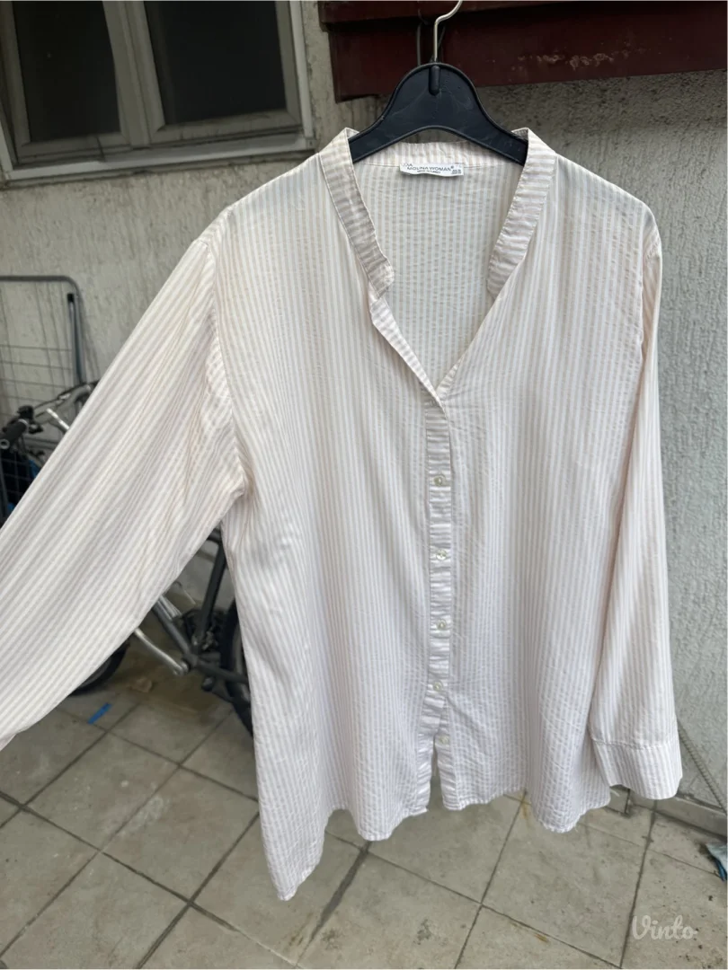 Pamučna košulja na pruge - XL