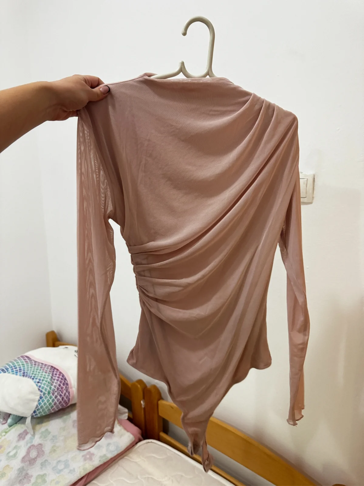 Bejbi roze body Stradivarius - L